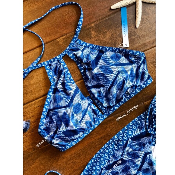 ❌❌SOLD❌❌NEW LUCKY BRAND✨ KEYHOLE BOHO  BIKINI 2PC SET - Picture 3 of 8